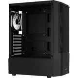 Aerocool Quantum Mesh Midi Tower Negro, Cajas de torre negro/Gris, Midi Tower, PC, Negro, ATX, micro ATX, Mini-ITX, Acrilonitrilo butadieno estireno (ABS), SPCC, Acero, Juego