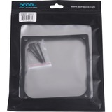 Alphacool Cubierta y desacoplamiento 120mm (7mm de grosor), Bastidor de instalación negro