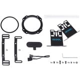 Alphacool Depósito de compensación Core 200 Aurora D5/VPP Acetal/Acrílico, Depósito de expansión negro