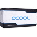 Alphacool Depósito de compensación Core 200 Aurora D5/VPP Acetal/Acrílico, Depósito de expansión negro
