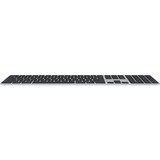 Apple Magic Keyboard teclado Bluetooth QWERTZ Alemán Negro, Plata plateado/Negro, Completo (100%), Bluetooth, QWERTZ, Negro, Plata
