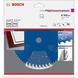 Bosch EXPERT hoja de sierra circular para laminado de alta presión, Ø 168mm, 52 dientes 