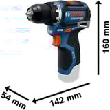 Bosch GSR 12V-32, 06019N7000, Taladro/destornillador azul/Negro