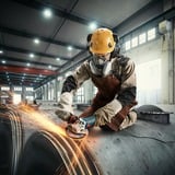 Bosch GWS 12-125 S Professional, 06013A6020, Amoladora angular azul