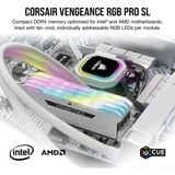 Corsair Vengeance CMH64GX4M4E3200C16W módulo de memoria 64 GB 4 x 16 GB DDR4 3200 MHz, Memoria RAM blanco, 64 GB, 4 x 16 GB, DDR4, 3200 MHz, 288-pin DIMM, Blanco