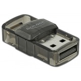 DeLOCK USB 2.0 Bluetooth 4.0 Adapter 2 in 1 USB Type-C™ or Type-A 3 Mbit/s, Adaptador Bluetooth Inalámbrico, USB, Bluetooth, 3 Mbit/s, Transparente