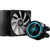 DeepCool GAMMAXX L120 Placa base Sistema de refrigeración líquida todo en uno 12 cm Negro 1 pieza(s), Refrigeración por agua Sistema de refrigeración líquida todo en uno, 12 cm, 69,34 cfm, Negro