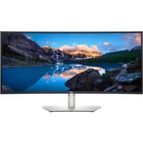 Dell UltraSharp U3423WE pantalla para PC 86,7 cm (34.1") 3440 x 1440 Pixeles UltraWide Quad HD LCD Plata, Monitor LED plateado/Negro, 86,7 cm (34.1"), 3440 x 1440 Pixeles, UltraWide Quad HD, LCD, 8 ms, Plata