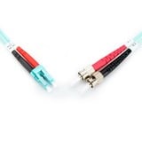 Digitus Cable de parche LWL, dúplex, conector LC > ST, multimodo OM3 turquesa