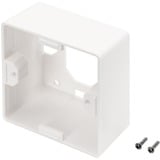 Caja de montaje en superficie para tomas de corriente Keystone de 80 x 80 mm, tipo alemán, Bastidor de instalación