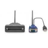 Digitus Conmutador KVM modular de un solo puerto, Switch KVM 