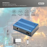 Digitus Convertidor de medios industrial 10/100/1000 Base-TX a 1000 Base-FX 