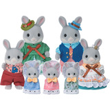 EPOCH Sylvanian Families - Set de Fiesta Familia Conejo del Bosque, Juegos de construcción 