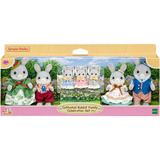 EPOCH Sylvanian Families - Set de Fiesta Familia Conejo del Bosque, Juegos de construcción 