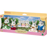EPOCH Sylvanian Families - Set de Fiesta Familia Conejo del Bosque, Juegos de construcción 