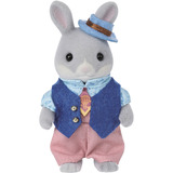 EPOCH Sylvanian Families - Set de Fiesta Familia Conejo del Bosque, Juegos de construcción 