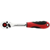GEDORE Carraca conmutadora 2K roja 1/4" rojo/Negro