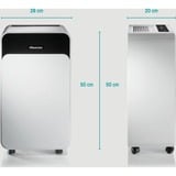 Hisense D12CW 40 dB 180 W Blanco, Deshumidificador blanco, 180 W, 220 - 240 V, 5 - 35 °C, 30 - 80%, 280 mm, 200 mm