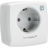 Homematic IP 157338A0, Toma de corriente con interruptor blanco