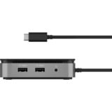 ICY BOX IB-DK408-C41 Alámbrico USB4 Antracita, Estación de acoplamiento antracita, Alámbrico, USB4, 60 W, 3,5 mm, 10,100,1000 Mbit/s, Antracita