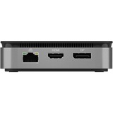 ICY BOX IB-DK408-C41 Alámbrico USB4 Antracita, Estación de acoplamiento antracita, Alámbrico, USB4, 60 W, 3,5 mm, 10,100,1000 Mbit/s, Antracita