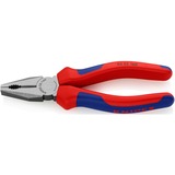 KNIPEX 03 02 160 Alicates de electricista alicate, Alicates combi azul, Alicates de electricista, Acero, De plástico, Azul/Rojo, 16 cm, 223 g