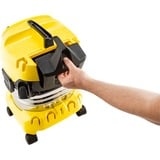 Kärcher WD 4 SV-20, Aspiradora en húmedo y en seco amarillo/Acero fino