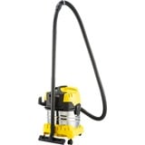 Kärcher WD 4 SV-20, Aspiradora en húmedo y en seco amarillo/Acero fino
