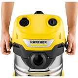 Kärcher  1.628-260, Aspiradora en húmedo y en seco amarillo/Acero fino