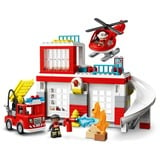 LEGO DUPLO 10970 Parque de Bomberos y Helicóptero, Juguetes para Niños, Juegos de construcción Juguetes para Niños, Juego de construcción, 2 año(s), Plástico, 117 pieza(s), 2,06 kg