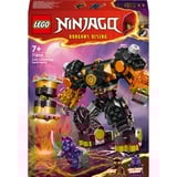 LEGO NINJAGO Meca Elemental de la Tierra de Cole, Juegos de construcción Juego de construcción, 7 año(s), Plástico, 235 pieza(s), 361 g