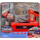MGA Entertainment Little Tikes Creative Construction - Set Caja de Herramientas, Herramientas para niños 