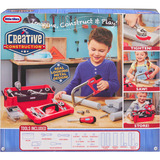MGA Entertainment Little Tikes Creative Construction - Set Caja de Herramientas, Herramientas para niños 