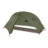 MSR Hubba NX Solo Green, Tienda de campaña verde oliva/Rojo