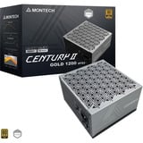 Montech CENTURY II 1200, Fuente de alimentación de PC plateado