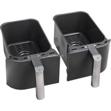Ninja Freidora de aire caliente de doble zona DZ300EU gris/Plateado