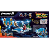 PLAYMOBIL Back to the Future Part II Hoverboard Chase, Juegos de construcción Policía, 5 año(s), Multicolor, Plástico