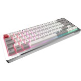 RAIJINTEK MGA-68, Teclado para gaming plateado