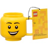 Room Copenhagen Taza de cerámica LEGO Happy Boy, pequeña amarillo