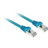Sharkoon Cable patch SFTP, RJ-45, con cable base Cat.7a azul
