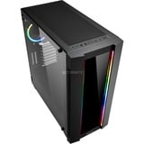 Sharkoon ELITE SHARK CA200G Midi Tower Negro, Caja de torre grande negro, Midi Tower, PC, Negro, ATX, CEB, EATX, EEB, micro ATX, Mini-ITX, Azul, Verde, Rojo, 16,5 cm