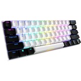 Sharkoon SGK50 S4 teclado USB QWERTY Inglés de EE. UU. Blanco, Teclado para gaming blanco/Negro, 60%, USB, QWERTY, LED RGB, Blanco