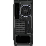 Sharkoon TK5M RGB ATX Escritorio Negro, Cajas de torre negro, Escritorio, PC, Negro, ATX, micro ATX, Mini-ITX, Metal, Plástico, Vidrio templado, Multi