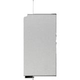 SilverStone SST-RAC45-FC-801, Ventilador plateado/Negro