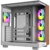 Thermaltake CA-11E-00M6WN-WS, Cajas de torre blanco/Madera