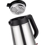 Unold 18715 tetera eléctrica 1,5 L 1800 W Negro, Acero inoxidable, Hervidor de agua acero fino/Negro, 1,5 L, 1800 W, Negro, Acero inoxidable, Plástico, Acero inoxidable, Indicador de nivel de agua, Sin cables