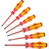 Wera 167 i/6 Juego de destornilladores Kraftform Plus Serie 100, VDE rojo/Amarillo