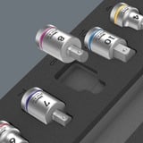 Wera Inserto de espuma Zyklop B 3/8" juego de dados de punta 1, 22 piezas, Kit de herramientas negro/Gris