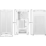 be quiet! Pure Base 501 DX White Midi Tower Blanco, Cajas de torre blanco, Midi Tower, PC, Blanco, ATX, micro ATX, Mini-ATX, Acrilonitrilo butadieno estireno (ABS), Vidrio, Acero, Multi