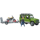 bruder 2589 vehículo de juguete, Automóvil de construcción Land Rover, 3 año(s), De plástico, Verde